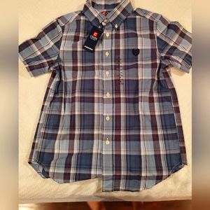 Boys Chaps Button Down Size 10-12